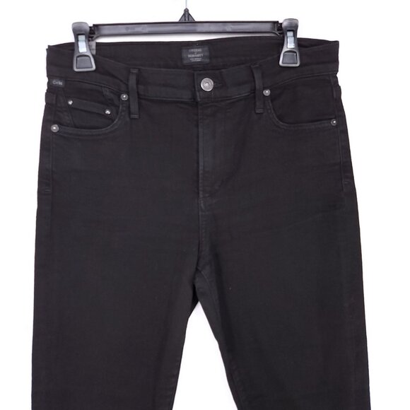 Citizens of Humanity Jeans Rocket High Rise Skinny Size 29 Studded Slit Ankle - Picture 9 of 15